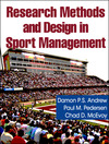 image of book cover for reseach methods and design in sport management